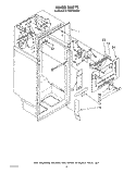 LINER Diagram and Parts List for ET18AKXSW04  Whirlpool Refrigerator