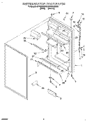 REFRIGERATOR DOOR Diagram and Parts List for ET18ZKXDW06  Whirlpool Refrigerator