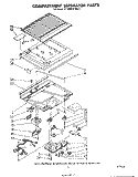 COMPARTMENT SEPARATOR Diagram and Parts List for ET18MKXPWR4  Whirlpool Refrigerator