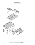 SHELF Diagram and Parts List for ET18SKRWN01  Whirlpool Refrigerator