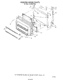 FREEZER DOOR Diagram and Parts List for ET20PKXTG00  Whirlpool Refrigerator