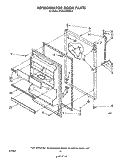 REFRIGERATOR DOOR, MISCELLANEOUS Diagram and Parts List for ET18AKXRWR2  Whirlpool Refrigerator