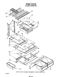 SHELF Diagram and Parts List for ET20GKXTN00  Whirlpool Refrigerator
