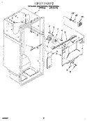 LINER Diagram and Parts List for ET22PMXAW00  Whirlpool Refrigerator