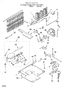 UNIT Diagram and Parts List for ET18GKXGW00  Whirlpool Refrigerator