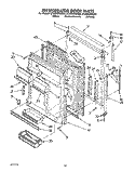REFRIGERATOR DOOR Diagram and Parts List for ET20DKXWN02  Whirlpool Refrigerator