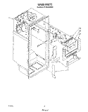 LINER Diagram and Parts List for ET18HKXTG00  Whirlpool Refrigerator