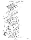 COMPARTMENT SEPARATOR Diagram and Parts List for ET22PKXWN00  Whirlpool Refrigerator