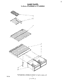 SHELF Diagram and Parts List for ET18JKXMWR0  Whirlpool Refrigerator