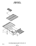 SHELF Diagram and Parts List for ET18SCXMWR2  Whirlpool Refrigerator