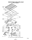 COMPARTMENT SEPARATOR Diagram and Parts List for ET18AKXRWR2  Whirlpool Refrigerator