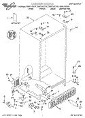 CABINET, LITERATURE Diagram and Parts List for GS6SHAXKQ01  Whirlpool Refrigerator