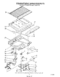 COMPARTMENT SEPARATOR Diagram and Parts List for ET18JMYWG01  Whirlpool Refrigerator