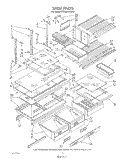 SHELF , LIT/OPTIONAL Diagram and Parts List for ET20DKXVM04  Whirlpool Refrigerator