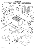 UNIT PARTS Diagram and Parts List for GS6SHEXNQ04  Whirlpool Refrigerator