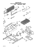UNIT Diagram and Parts List for ET18ZKXZN00  Whirlpool Refrigerator