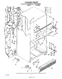 CABINET Diagram and Parts List for ET22DMXWW00  Whirlpool Refrigerator
