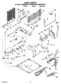 UNIT PARTS Diagram and Parts List for GR2SHWXVB00  Whirlpool Refrigerator