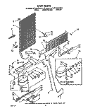 UNIT Diagram and Parts List for ET18GKXWN11  Whirlpool Refrigerator
