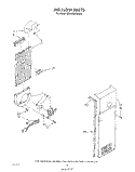 AIR FLOW Diagram and Parts List for ED25RQXWW00  Whirlpool Refrigerator