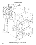 CABINET Diagram and Parts List for ET18SKRSW02  Whirlpool Refrigerator