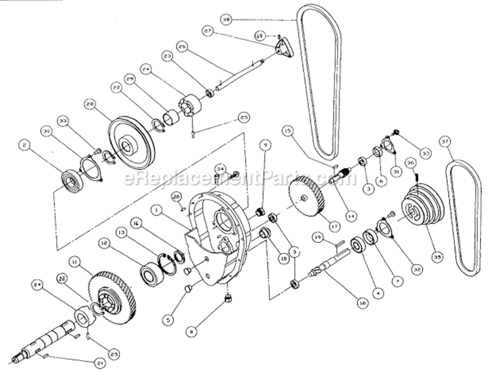 Page C Diagram and Parts List for 9078171 Wilton Band Saw