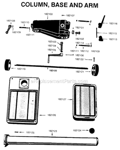 Part Location Diagram of 1821101 Wilton Stud Bolt