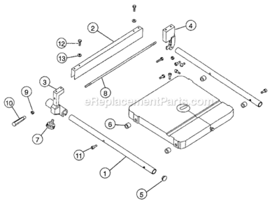 Page E Diagram and Parts List for 9078171 Wilton Band Saw