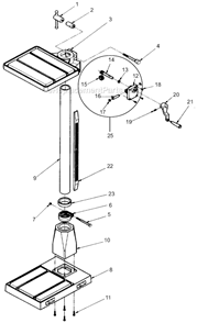Part Location Diagram of 5507522 Wilton Rack Ring
