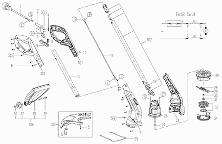 Part Location Diagram of 50007274 Worx Knob