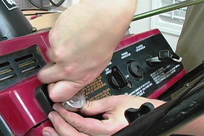 Remove Three Control Plate Fasteners