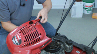 How to Repair the Starter Cord on a Toro Lawnmower
