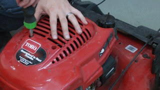 How to Repair the Starter Cord on a Toro Lawnmower