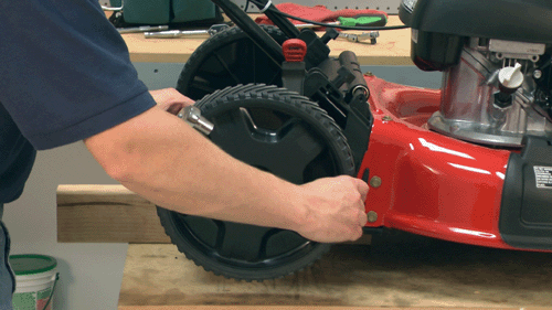 How to Replace the Rear Axle Assembly on a Troy-Bilt TB130 Lawn Mower
