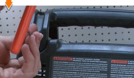 Secure top handle