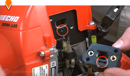 Match the gasket holes