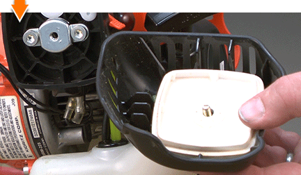 Replace the air filter