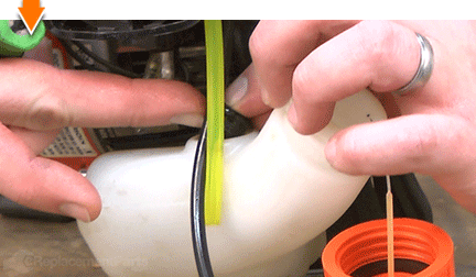 Install the grommet
