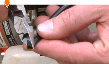 Tapered lines for easy installation