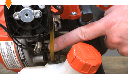Isolate the fuel return tube