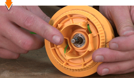 Install the reel