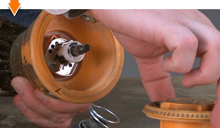 Remove the reel and line