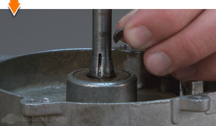 Remove the woodruff key