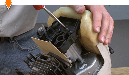 Secure the mounting assembly