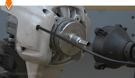 Remove the clutch housing
