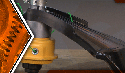 Replacing the guard and blade on a Ryobi trimmer