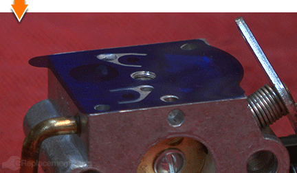 Install the reed valve