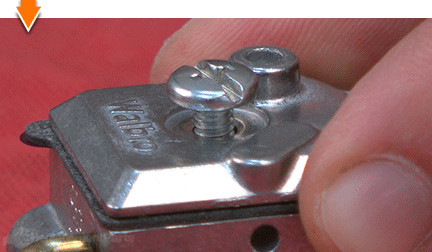 Remove the screw