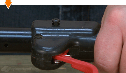Remove the anti-rotation screw