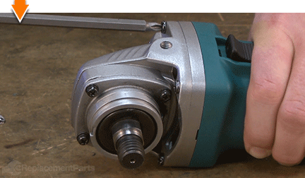 Secure the gear housing